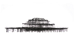 West Pier in the wind