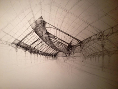 sketch of '' by Solange Leon