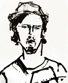 sketch of '' by Solange Leon