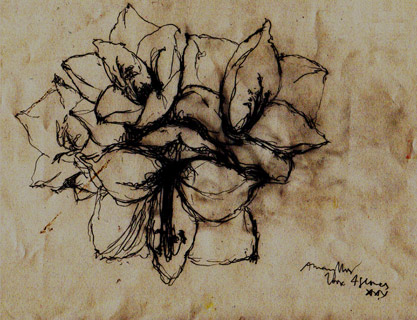sketch of '' by Solange Leon