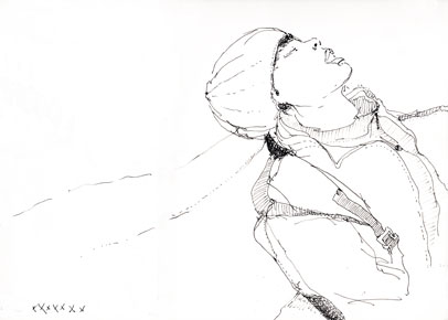 sketch of '' by Solange Leon
